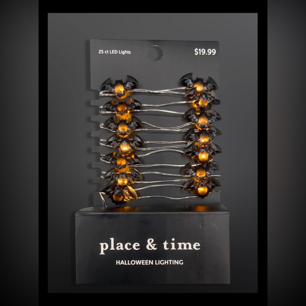 ⚡️HALLOWEEN LIGHTING⚡️ Black Bat String Lighting